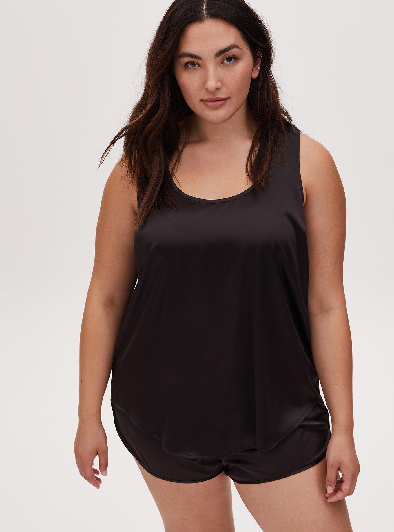 Plus Size Satin Sleeveless Sleep Tank Torrid