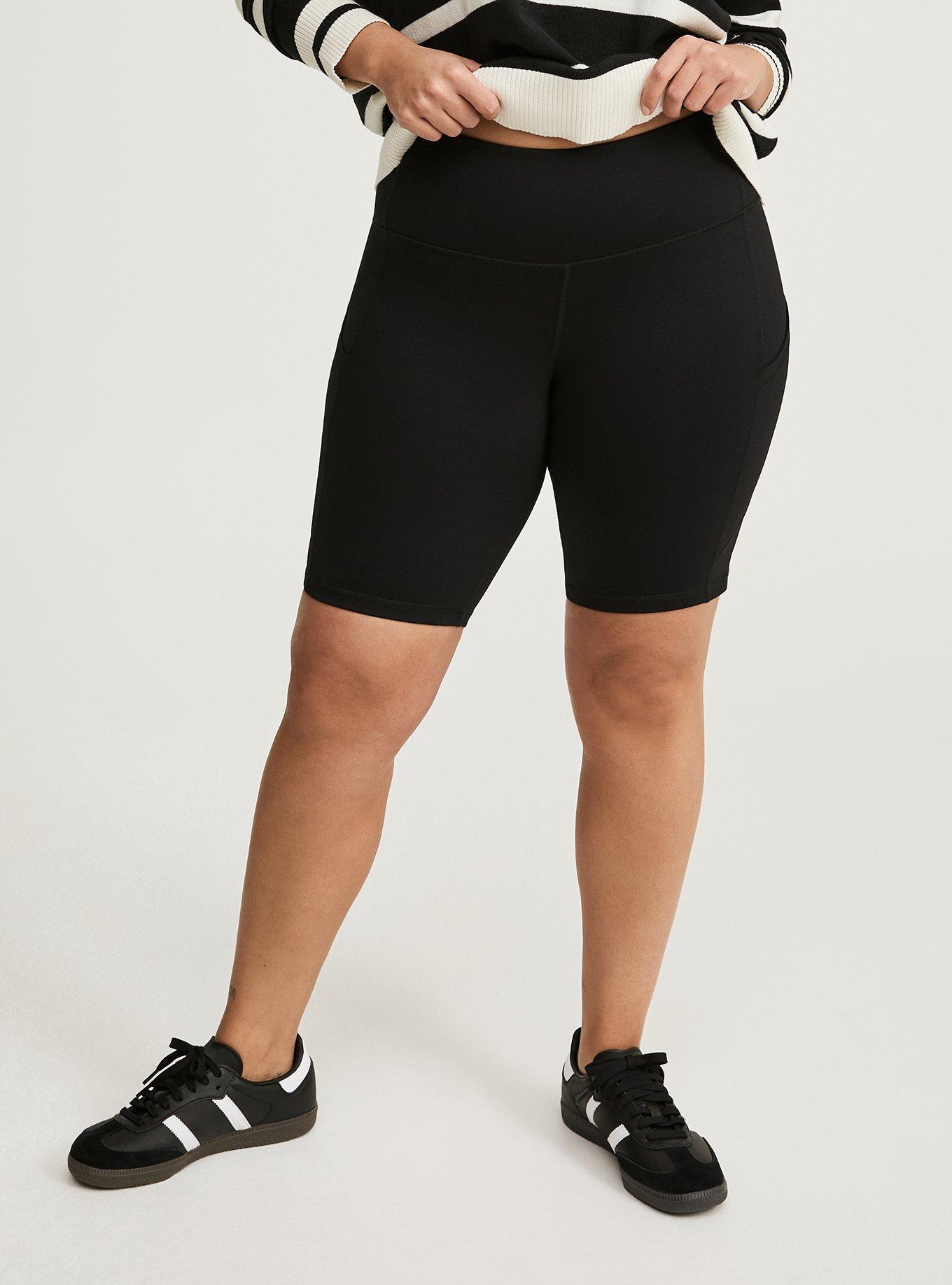 Plus Size Bike Short Performance Core Black Torrid