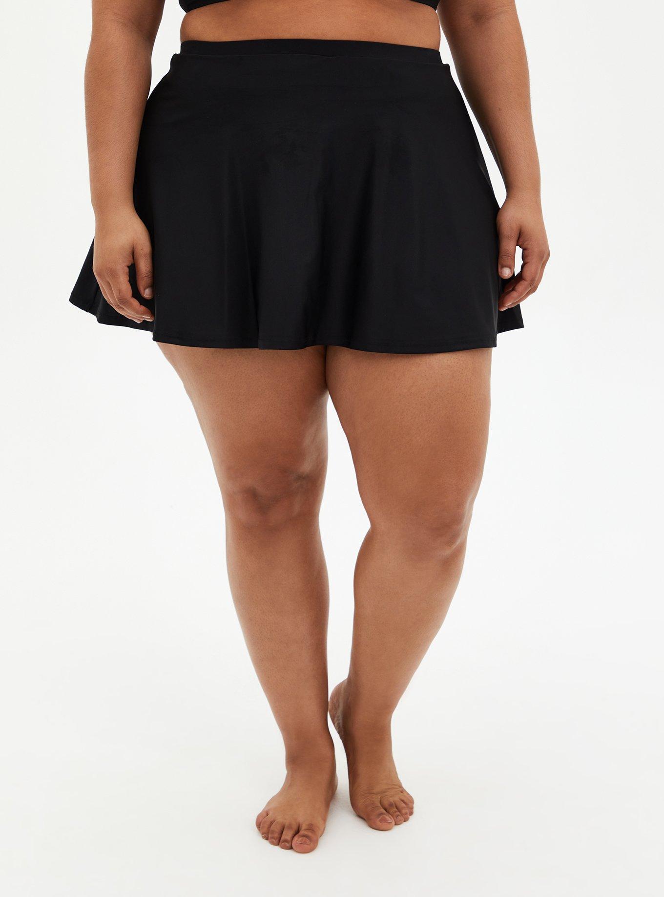 Plus Size HighRise Long Swim Skirt With Short Torrid