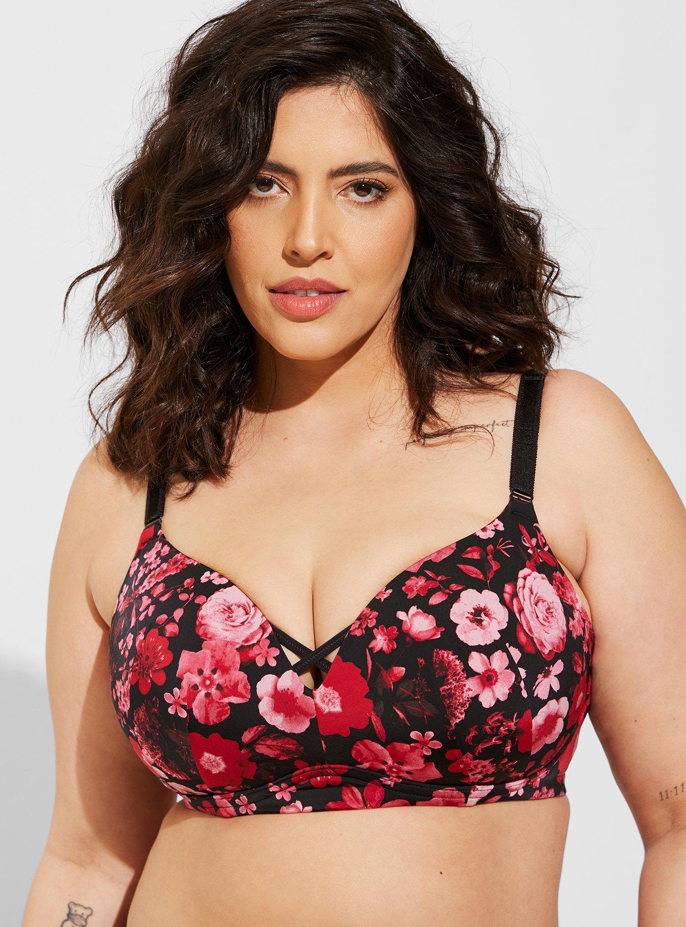 Plus Size WireFree PushUp Print 360° Back Smoothing® Bra Torrid