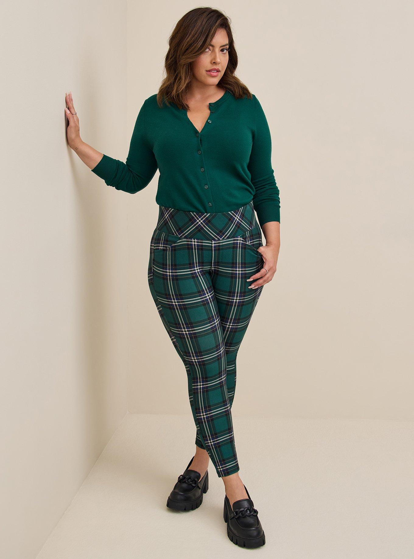 Plus Size Pocket Pixie Skinny Studio Luxe Ponte HighRise Pant Torrid