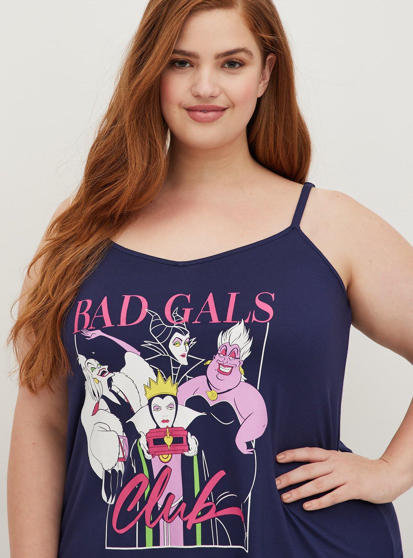 Plus Size Sleep Tank Bad Gals Club Navy Torrid