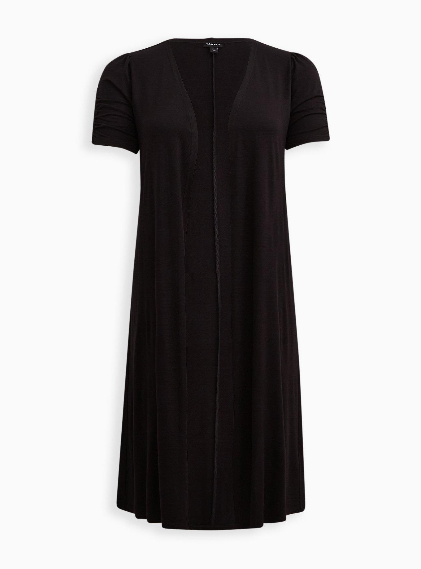 Plus Size Duster Fit N Flare Short Sleeve Sweater Torrid