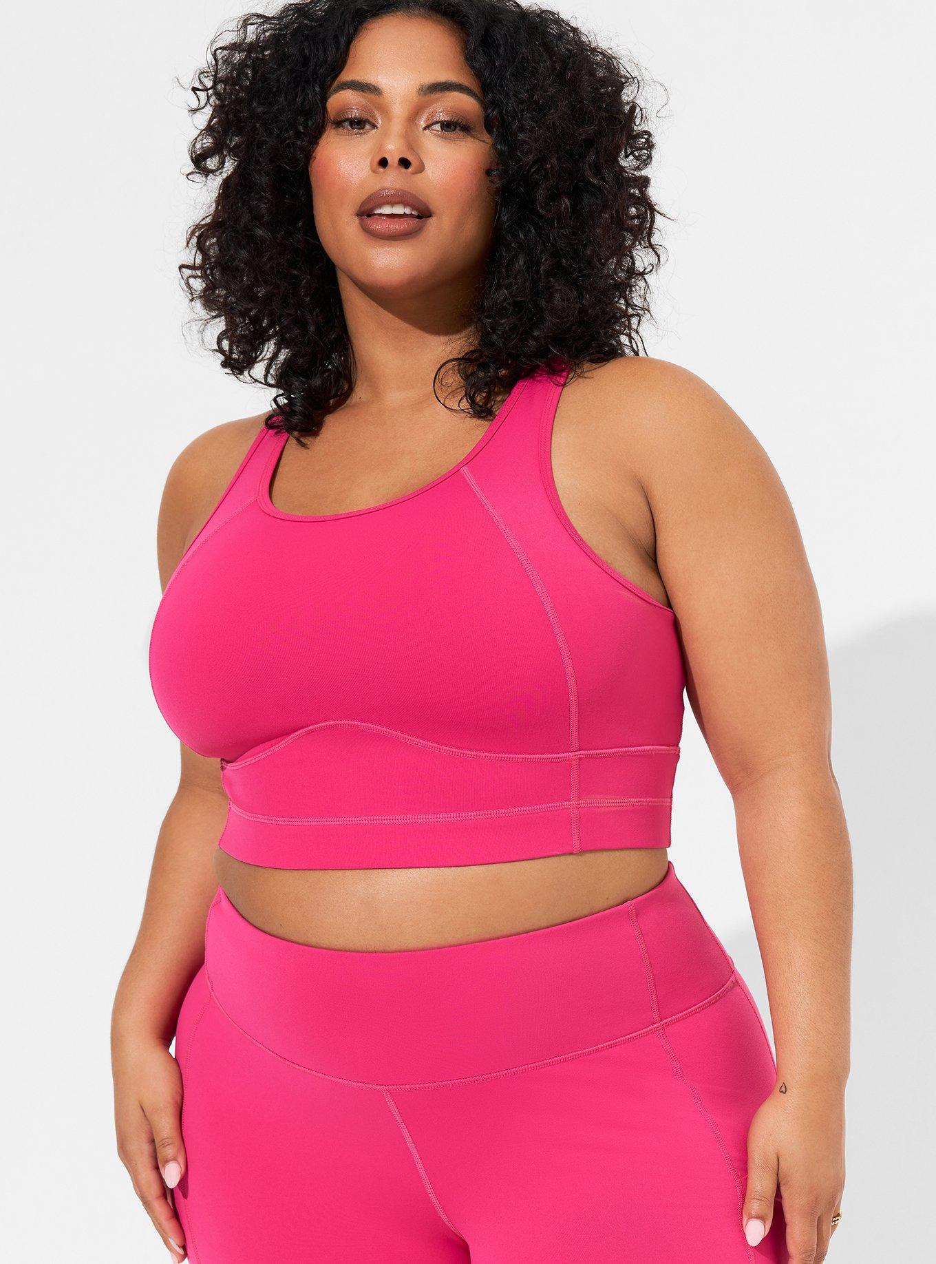 Plus Size LowImpact Wireless Longline Active Sports Bra Torrid