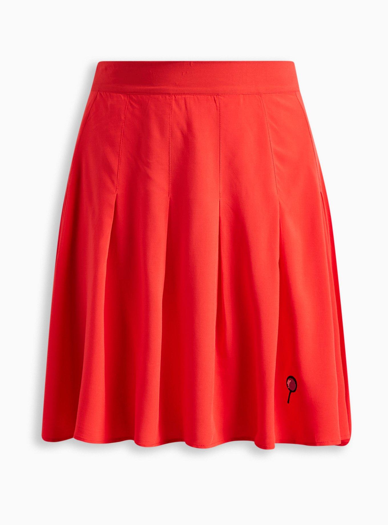 Plus Size Scooby Doo Velma Mini Challis Pleated Skirt Torrid