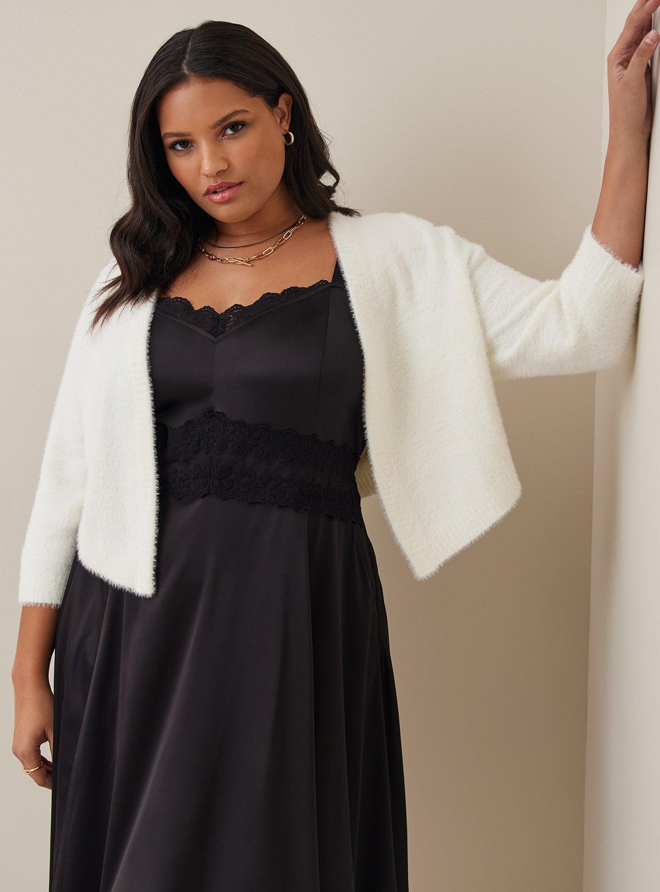 Plus Size Eyelash Shrug Sweater Torrid