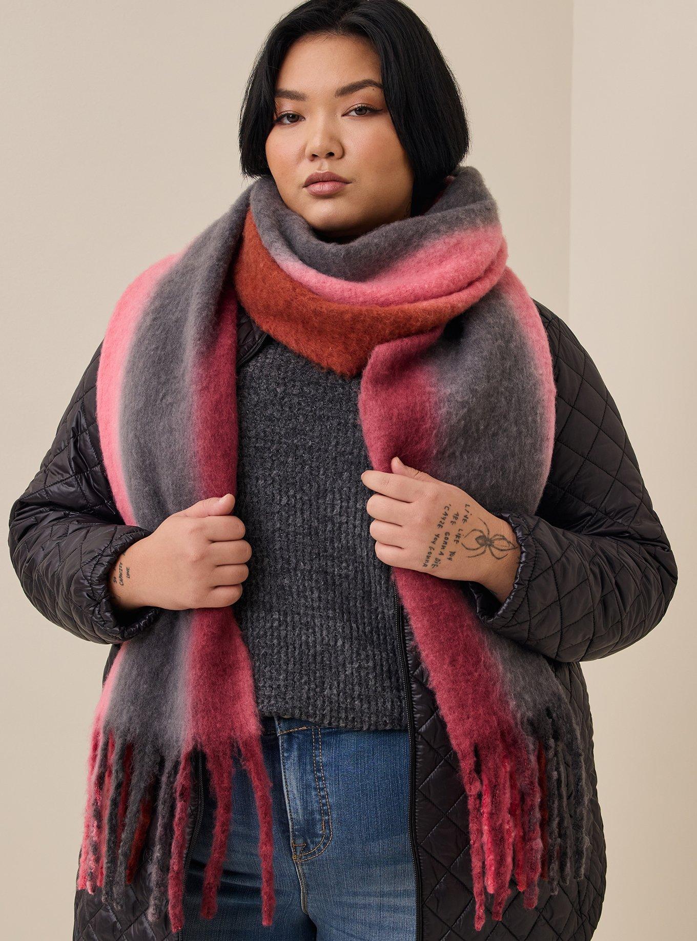 Plus Size Horizontal Blanket Scarf Torrid