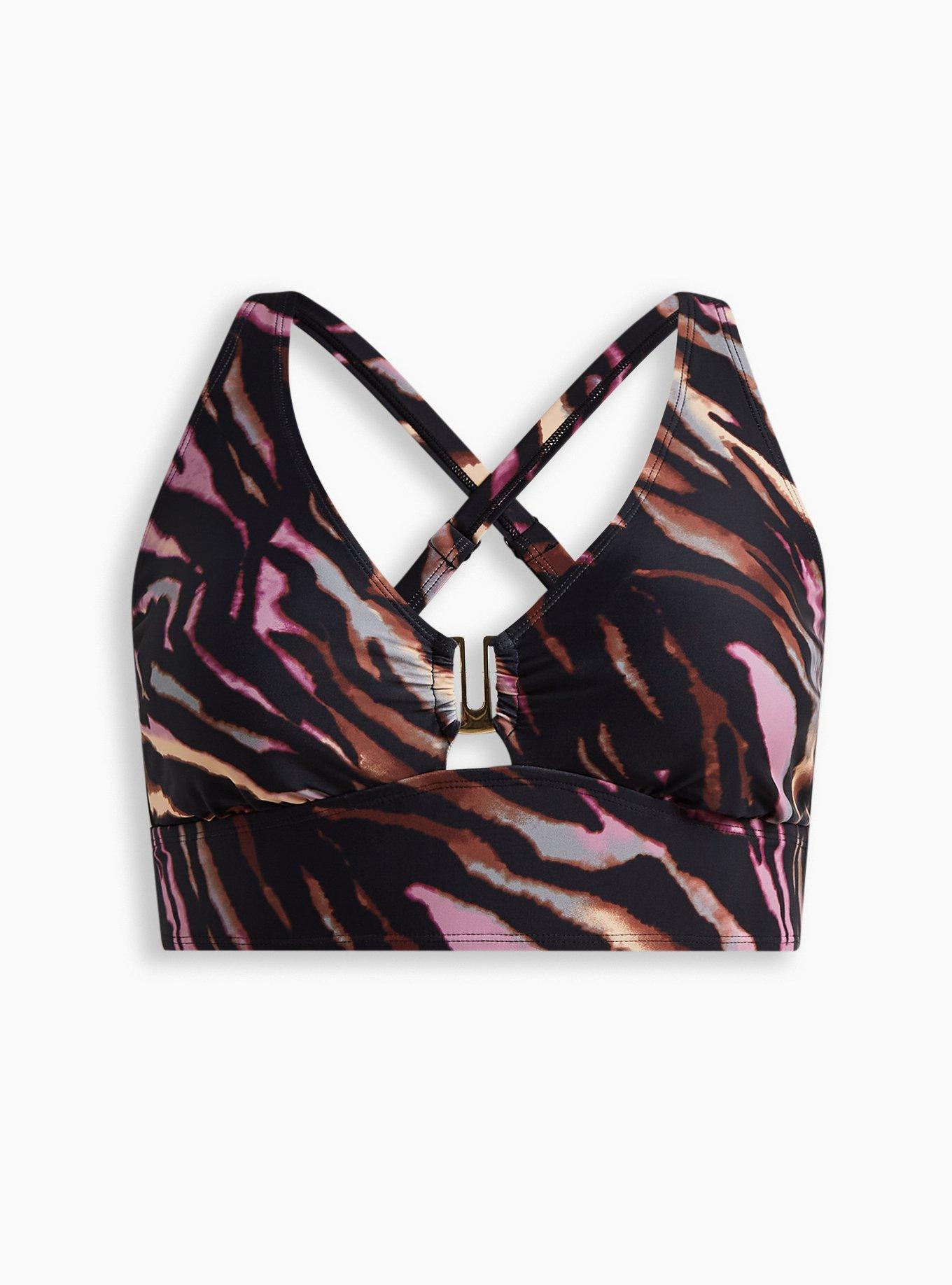 Plus Size Wireless Hardware Triangle Bikini Top Torrid