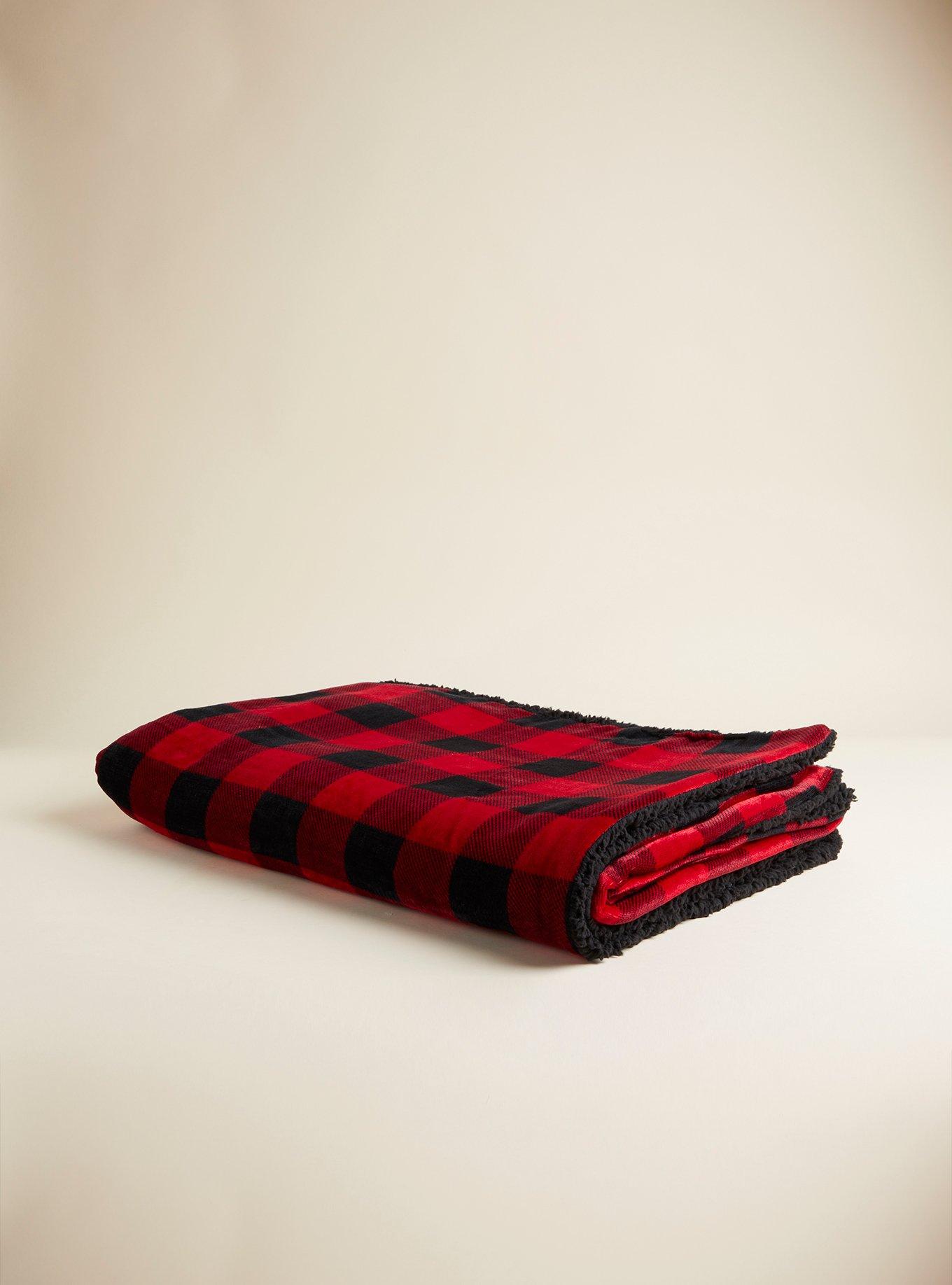Plus Size Traditional Buffalo Plaid Blanket Torrid