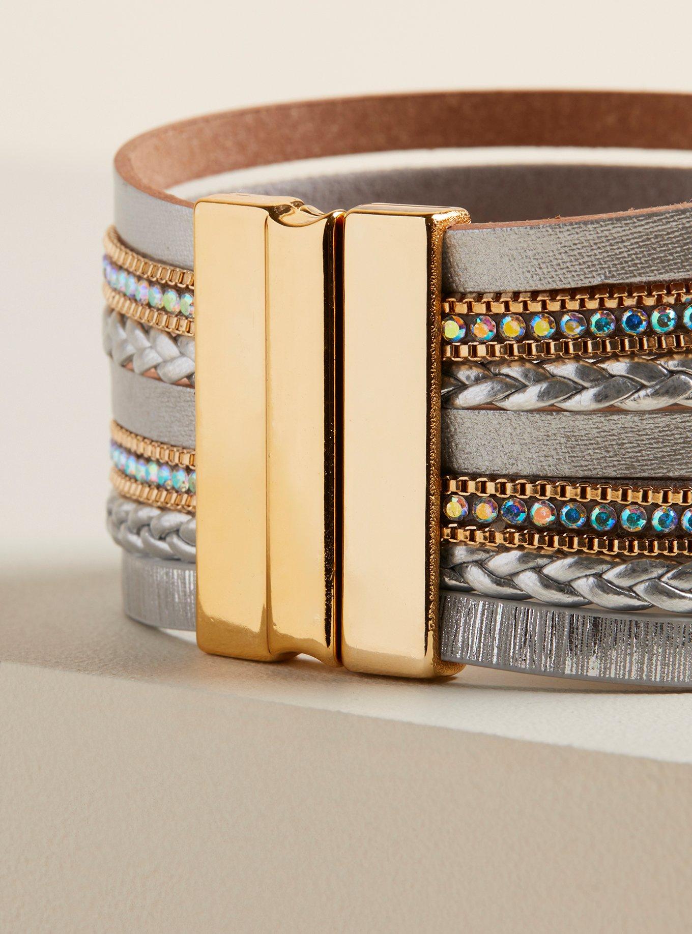 Plus Size Quartz Braided Bracelet Torrid