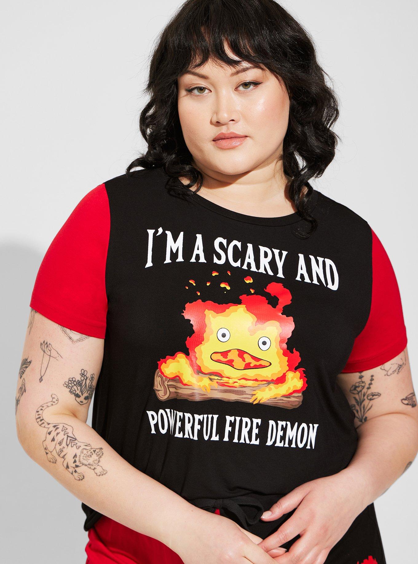Plus Size Studio Ghibli Calcifer Sleep Top Torrid