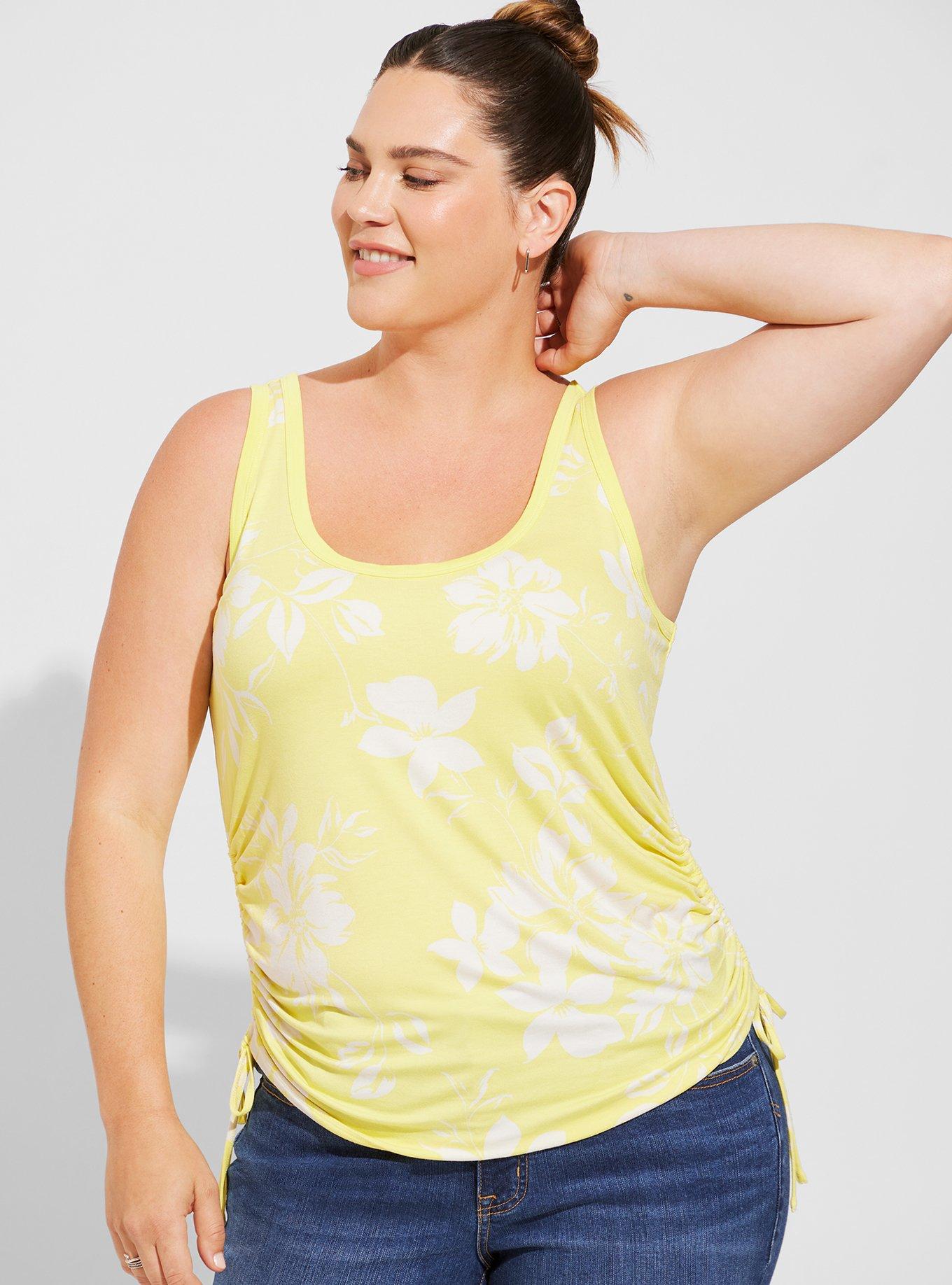 Plus Size Super Soft Scoop Neck Side Tie Tank Torrid