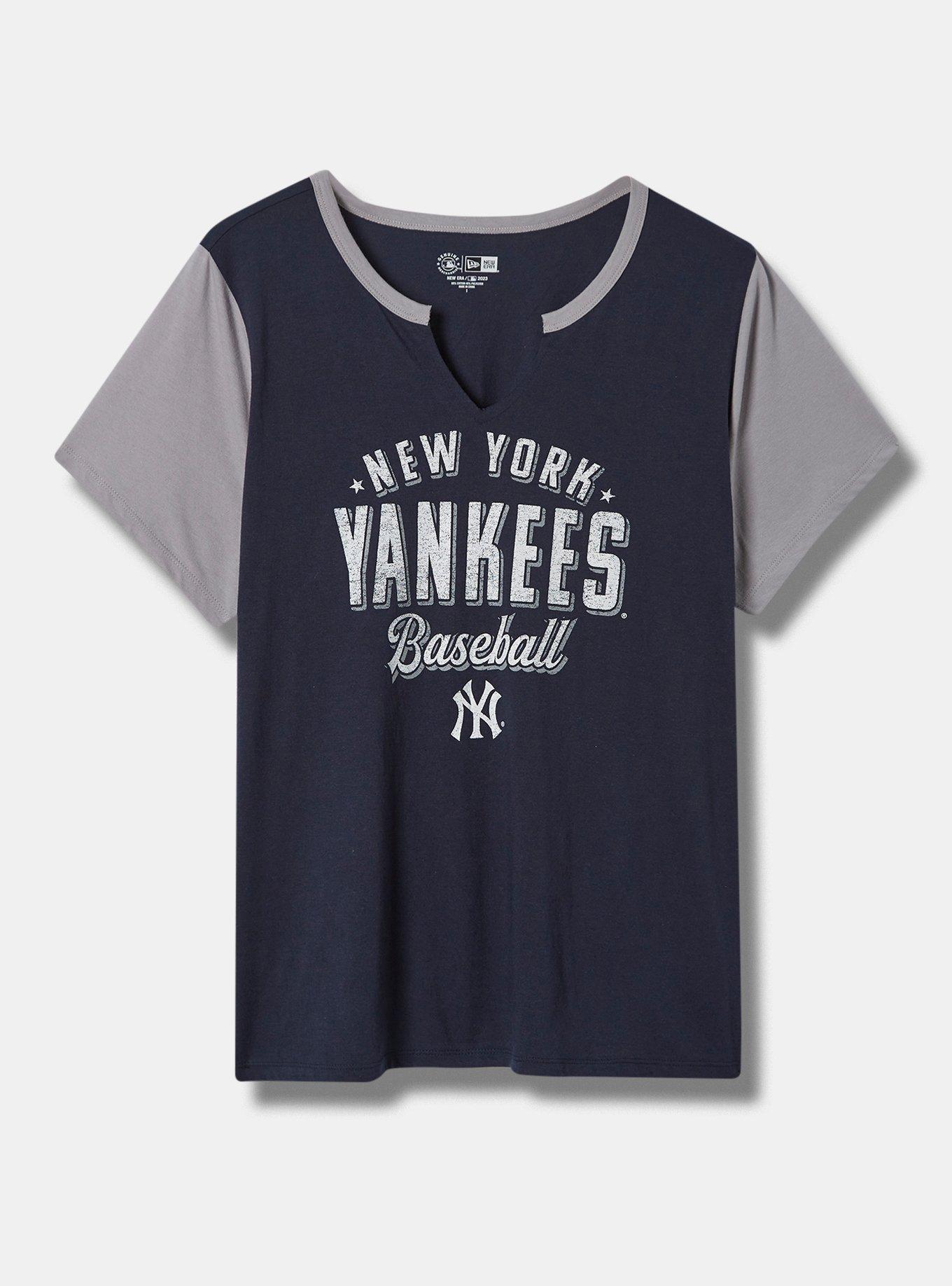 Plus Size MLB New York Yankees Classic Fit Cotton Notch Tee Torrid
