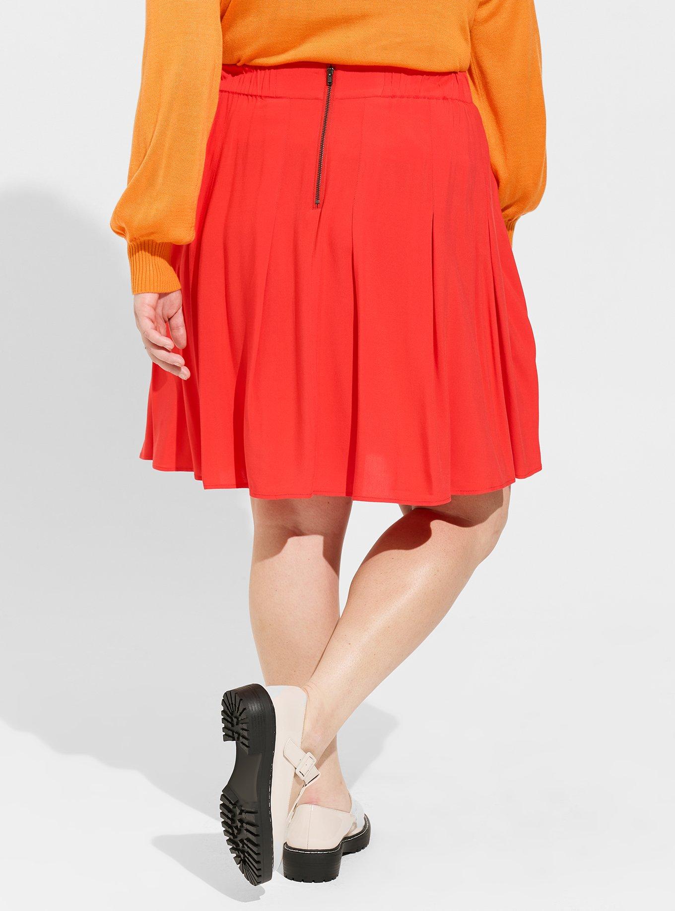 Plus Size Warner Bros Velma Mini Pleated Skirt Torrid