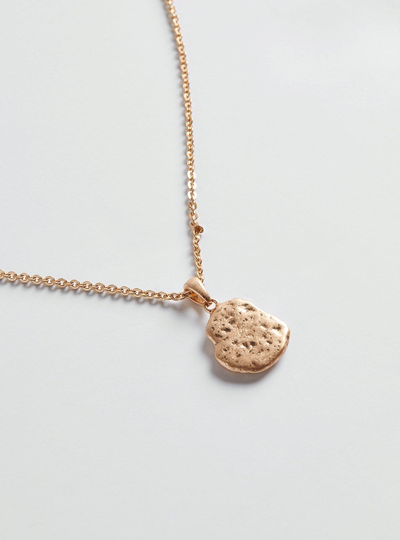 Plus Size Hammered Metal Necklace Torrid