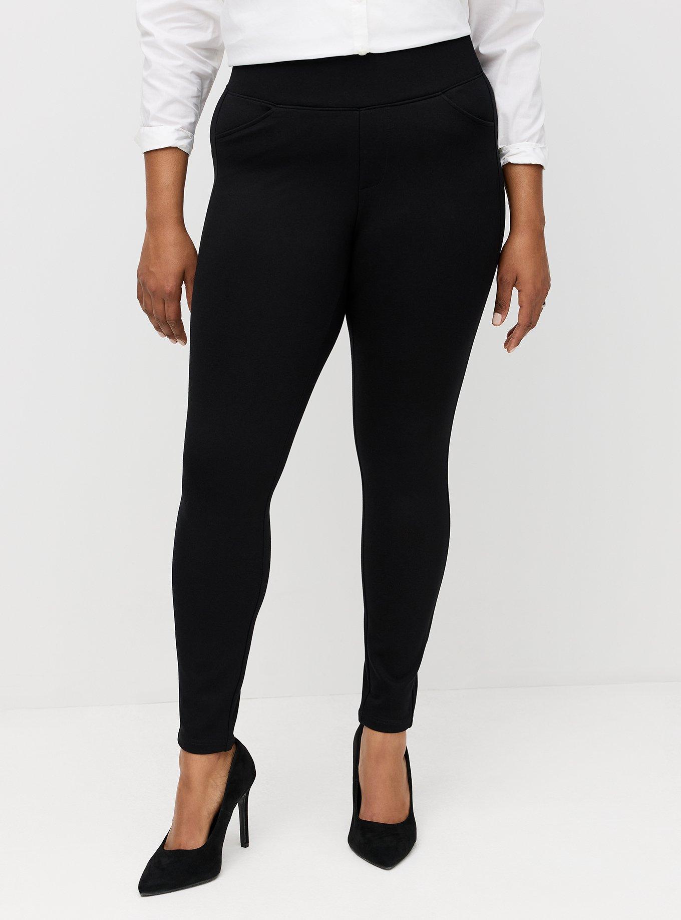 Plus Size Pocket Pixie Skinny Studio Luxe Ponte High Rise Pant Torrid