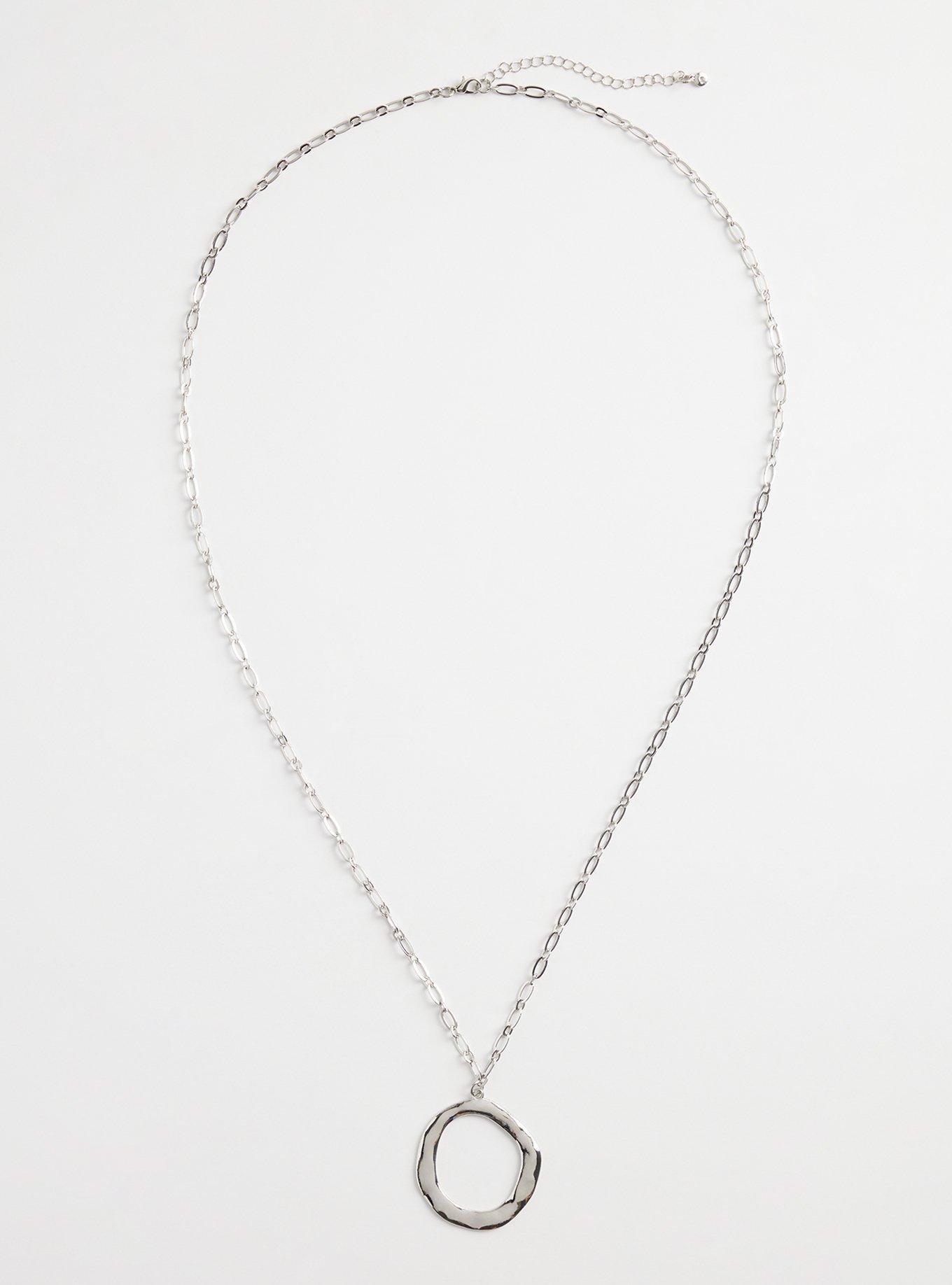 Plus Size Circle Pendant Necklace Torrid