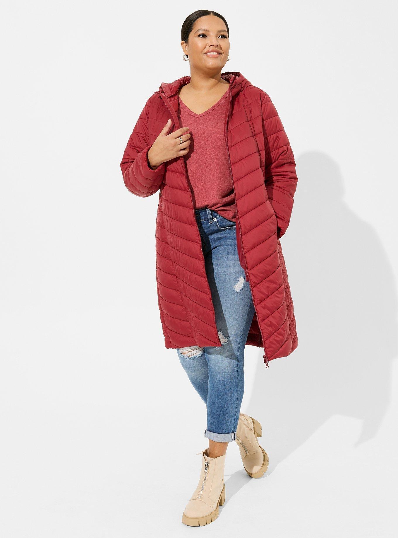 Plus Size Longline Puffer Jacket Torrid