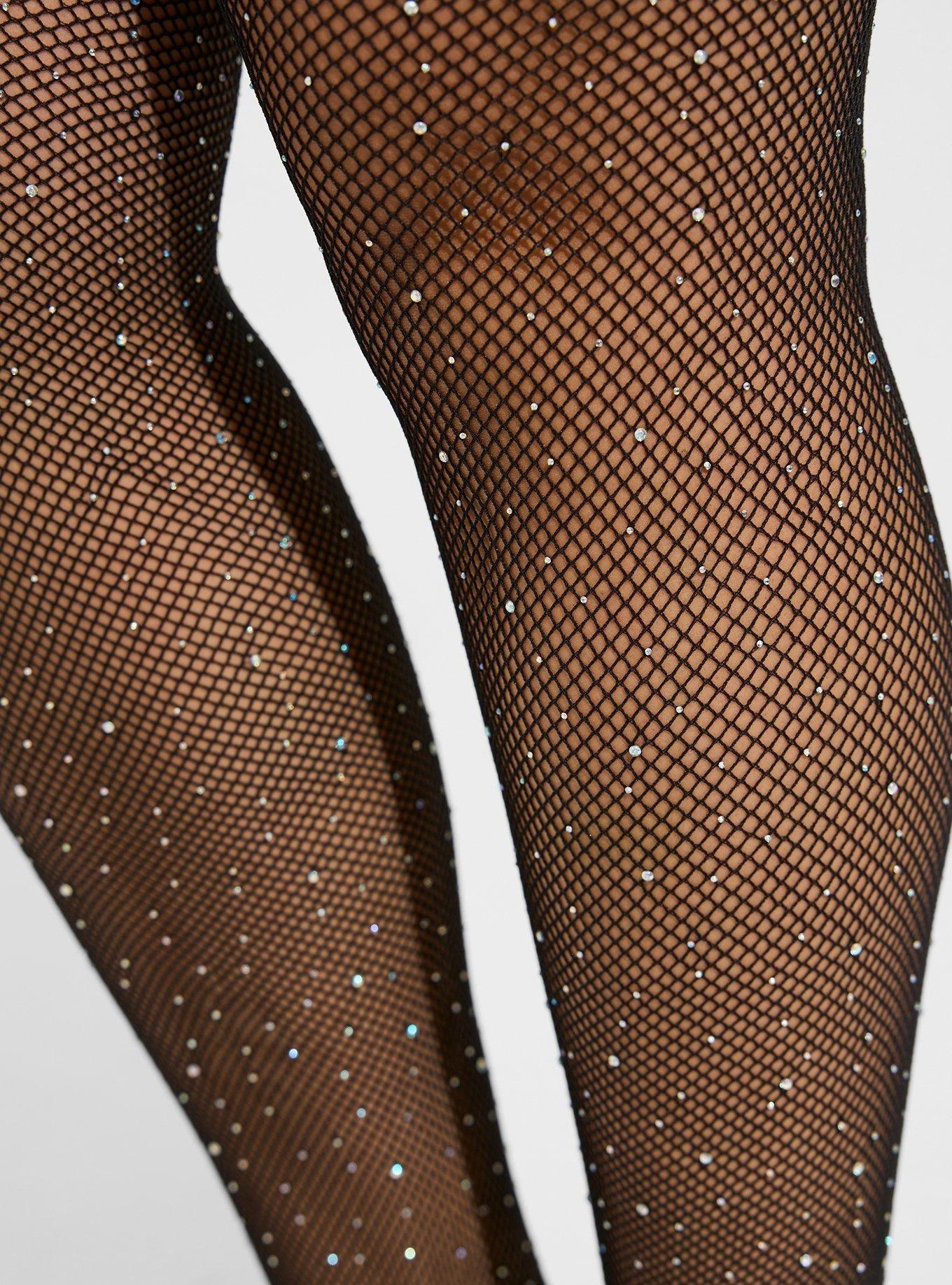 Plus Size Rhinestone Tights Torrid