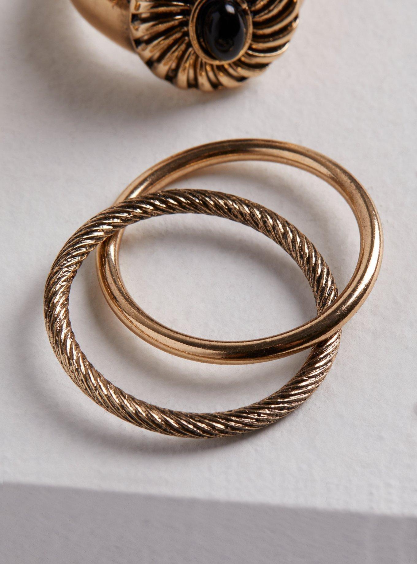 Plus Size Stone Statement Ring Set Torrid