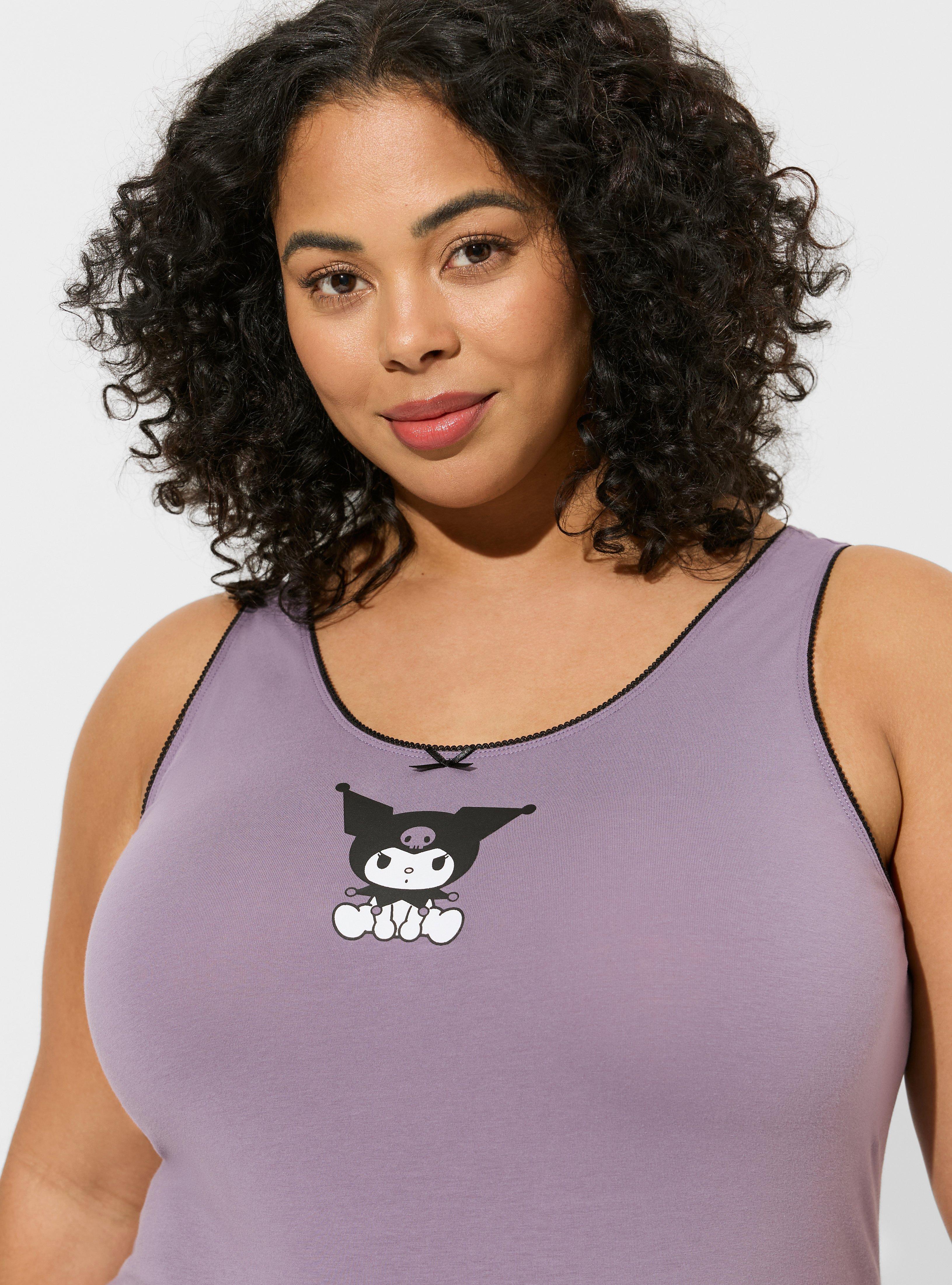 Plus Size Sanrio Kuromi Cotton Sleep Tank Torrid
