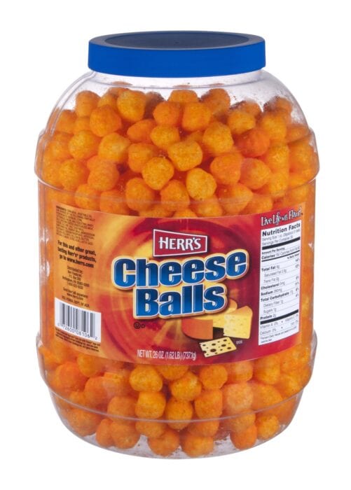 Herr's Crunchy Funnel Cake Snack Balls Are The Perfect Carnival Snack