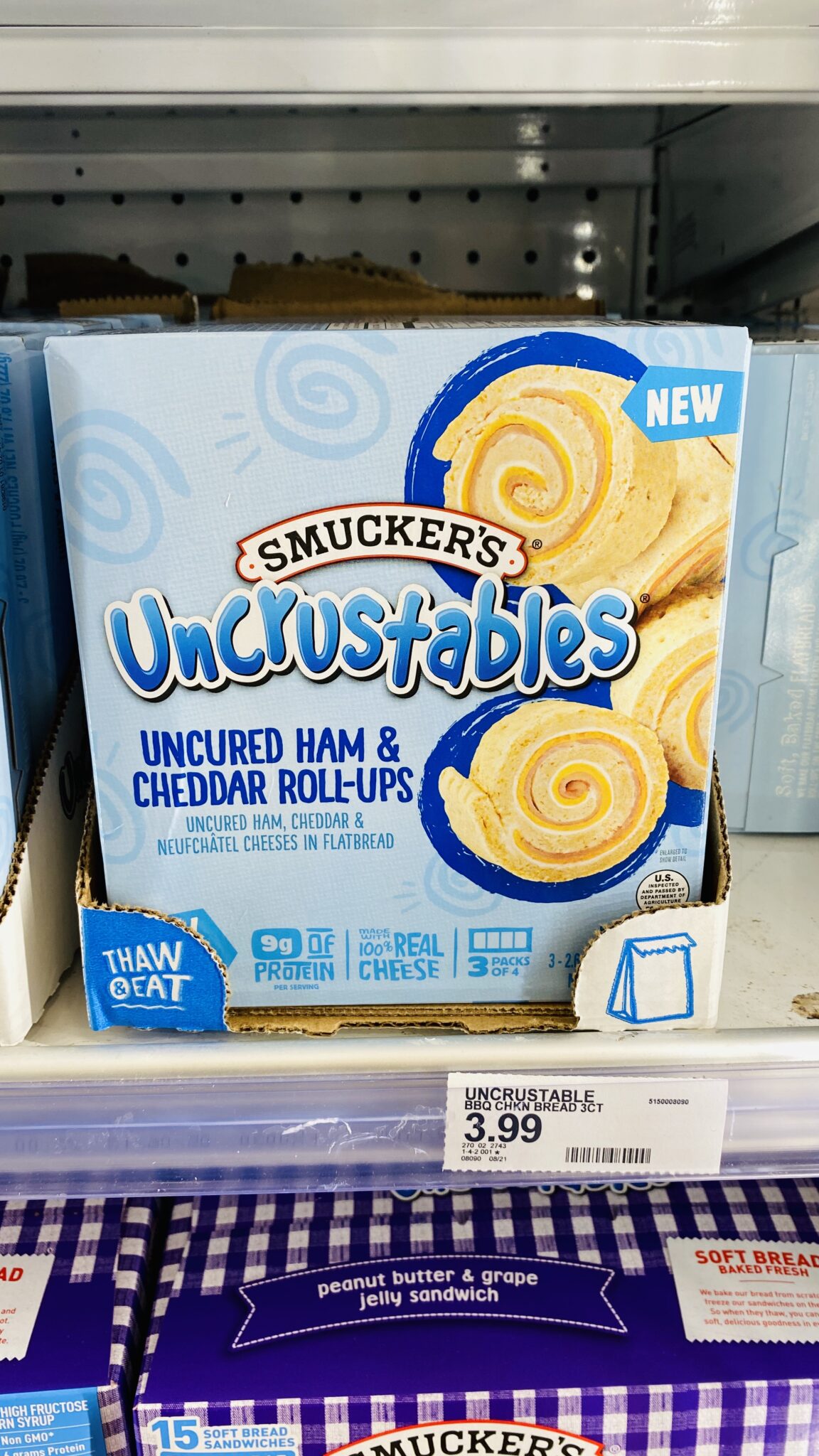 You Can Now Get Uncrustables RollsUps Stuffed With Turkey, Ham and Cheese