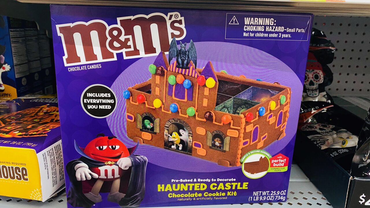 Walmart Is Selling A M&M's Haunted Castle Cookie Kit and My Kids Need It