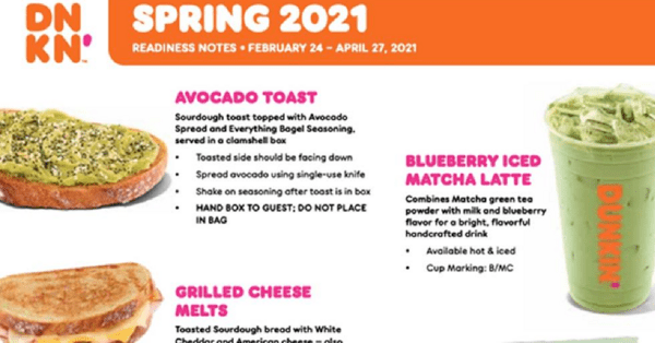 Dunkin Blueberry Coffee Nutrition / Dunkin Coffee Menu Calories There