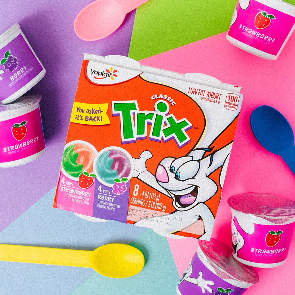 Silly Rabbit, Trix Yogurt Is Back and It's The '90s Snack We've Been