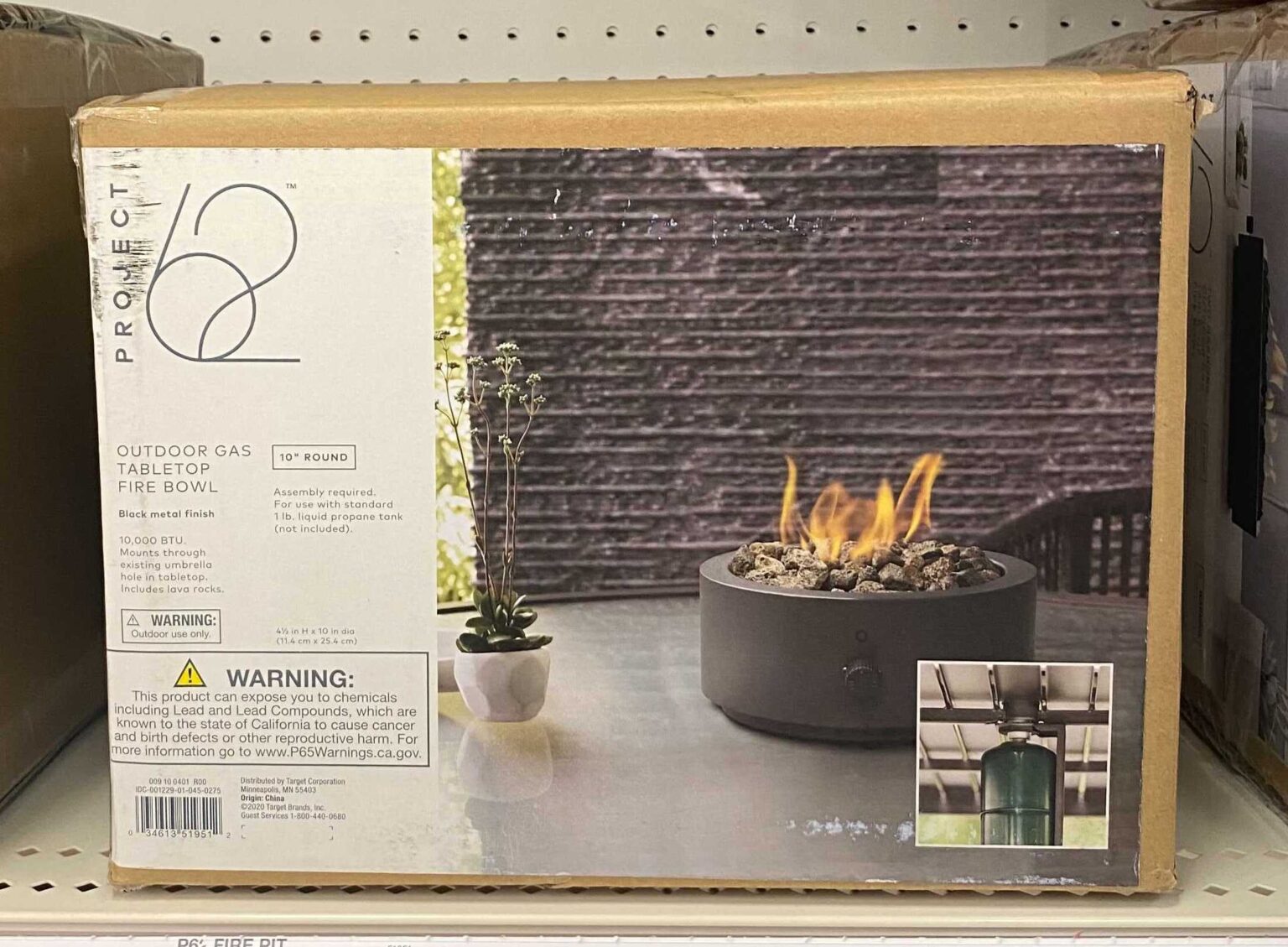 Target Is Selling A Smokeless Tabletop Fire Pit That Brings The Heat