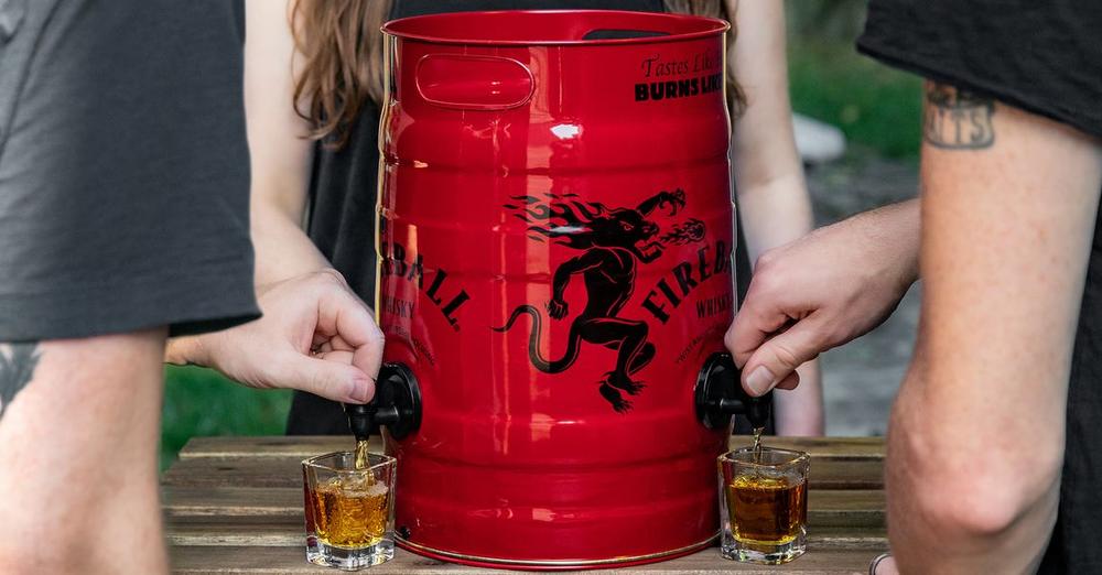 You Can Warm Yourself Up With a Keg of Fireball Cinnamon Whisky That's