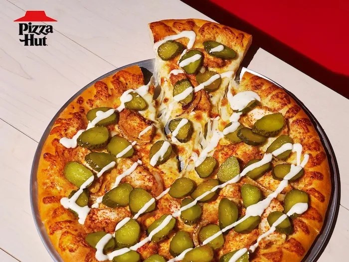 Pizza Hut Introduces A New 'Pickle Pizza' That's Layered With Extra Spicy Dill Pickles