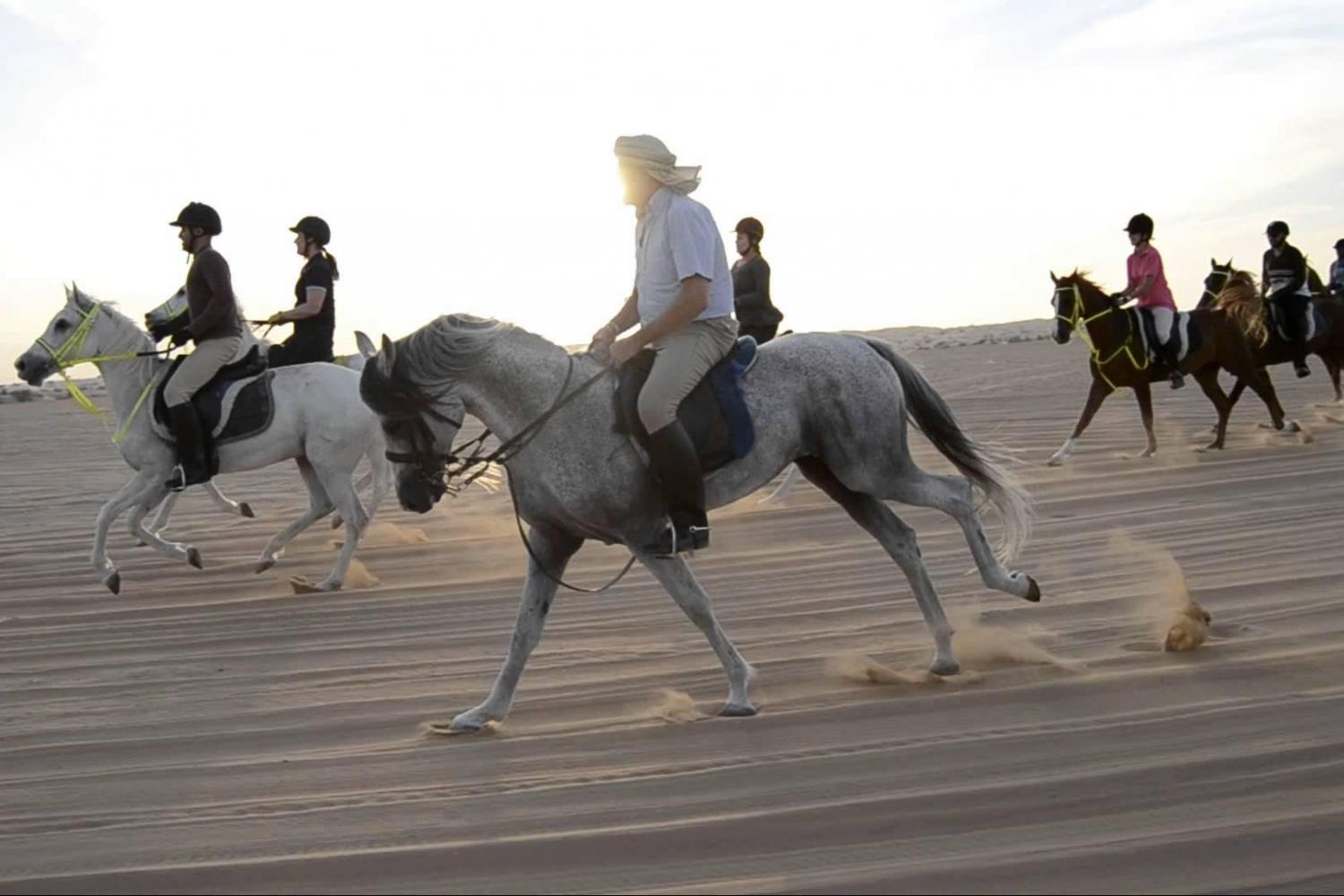 Desert horse riding adventure