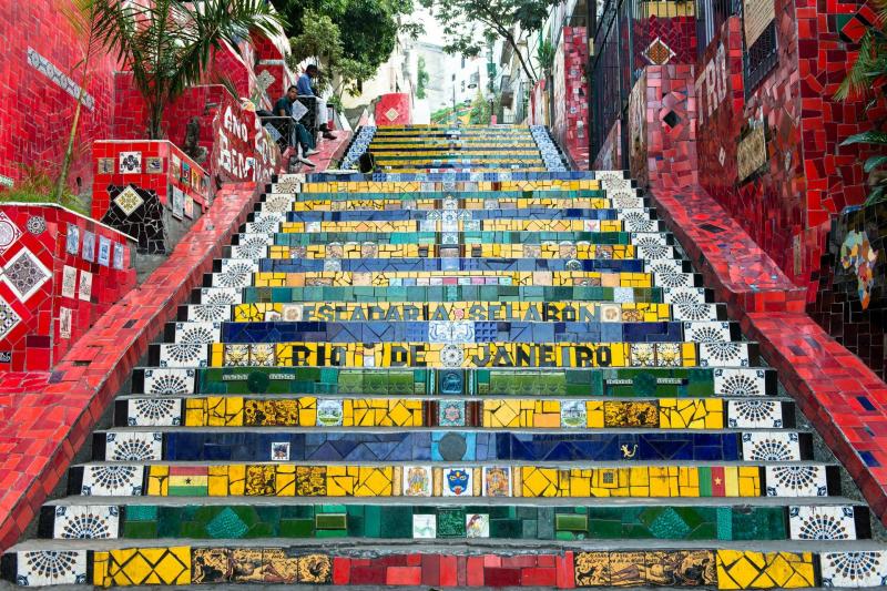 Walking Tour of Santa Teresa and Selaron Steps by Foot Rio de Janeiro