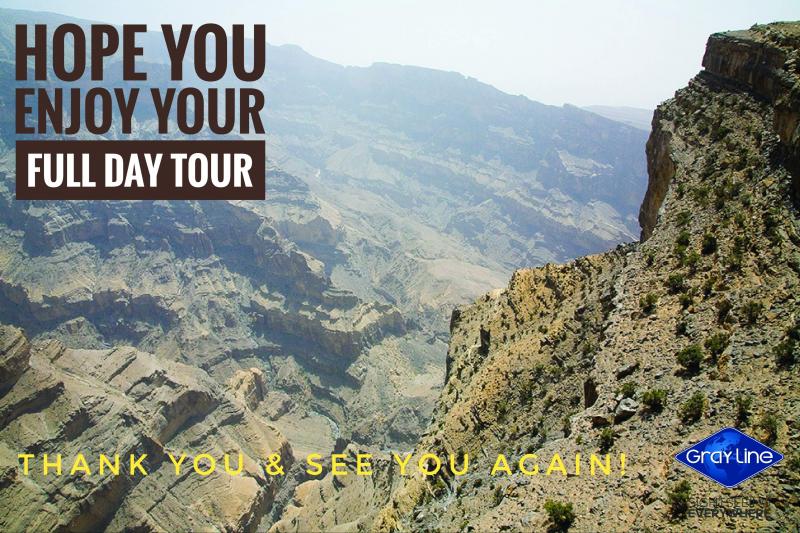 Full Day Private Vehicle Rental with Driver in Muscat Gray Line