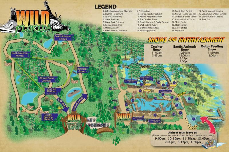 Wild Florida DriveThru Safari Park Admission Ticket Only Kenansville