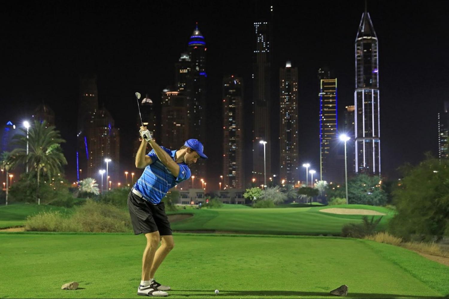 Night Golf Experience from Dubai Dubai