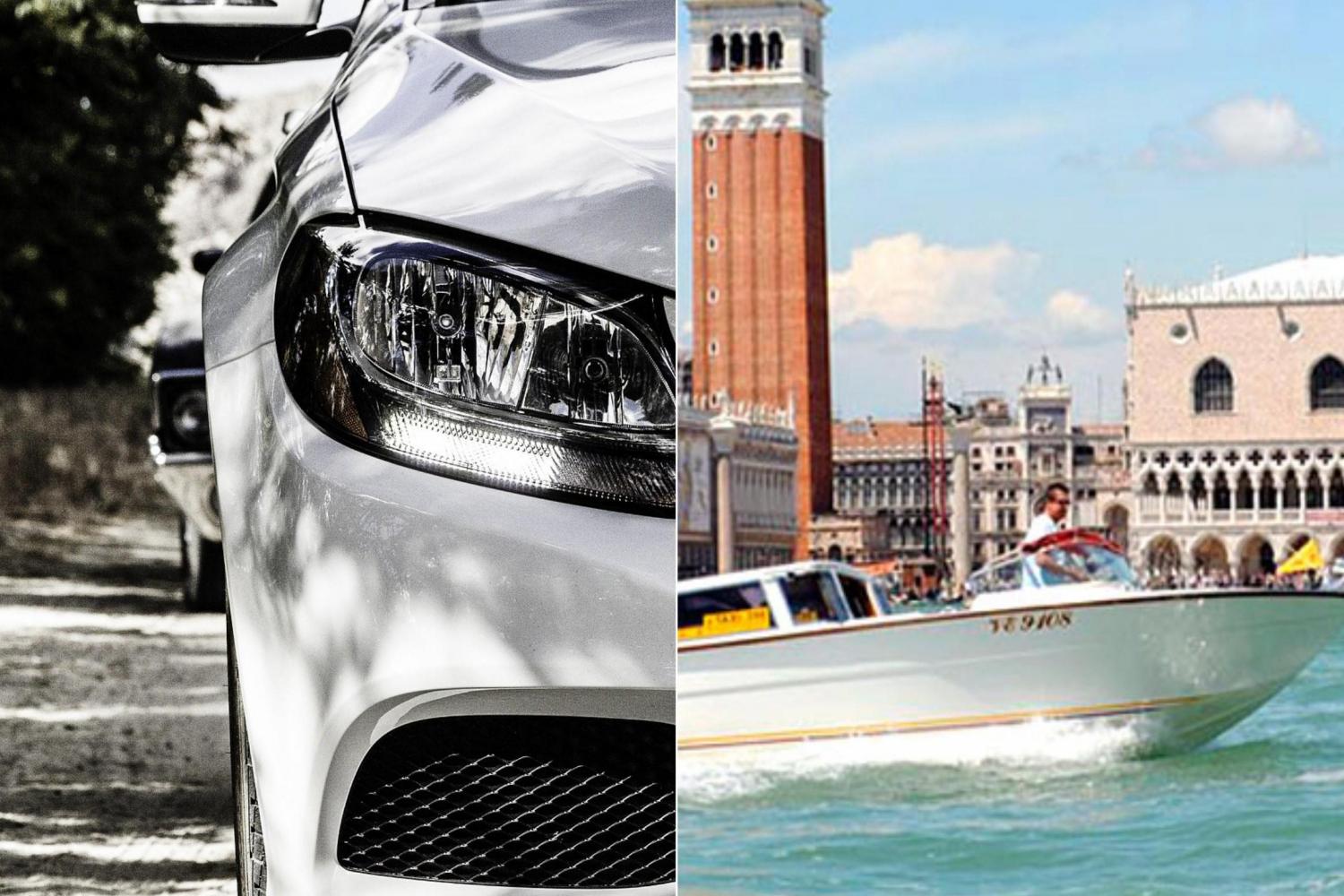 Private transfer Venice port/city center by water Venice
