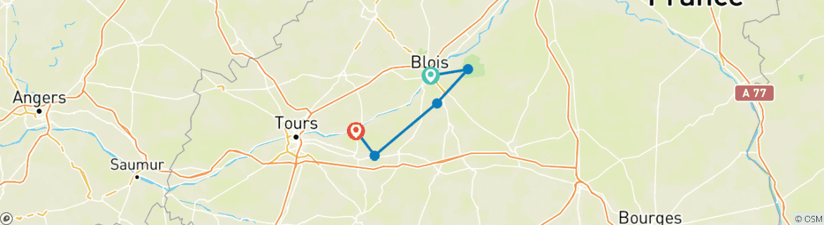 Wanderung Schlösser der Loire (from Blois to Amboise) von Exodus
