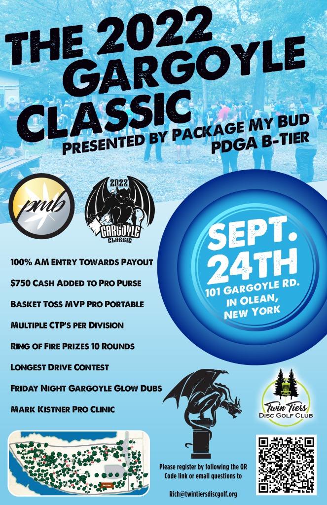 Gargoyle Open Disc Golf Tournament City of Olean