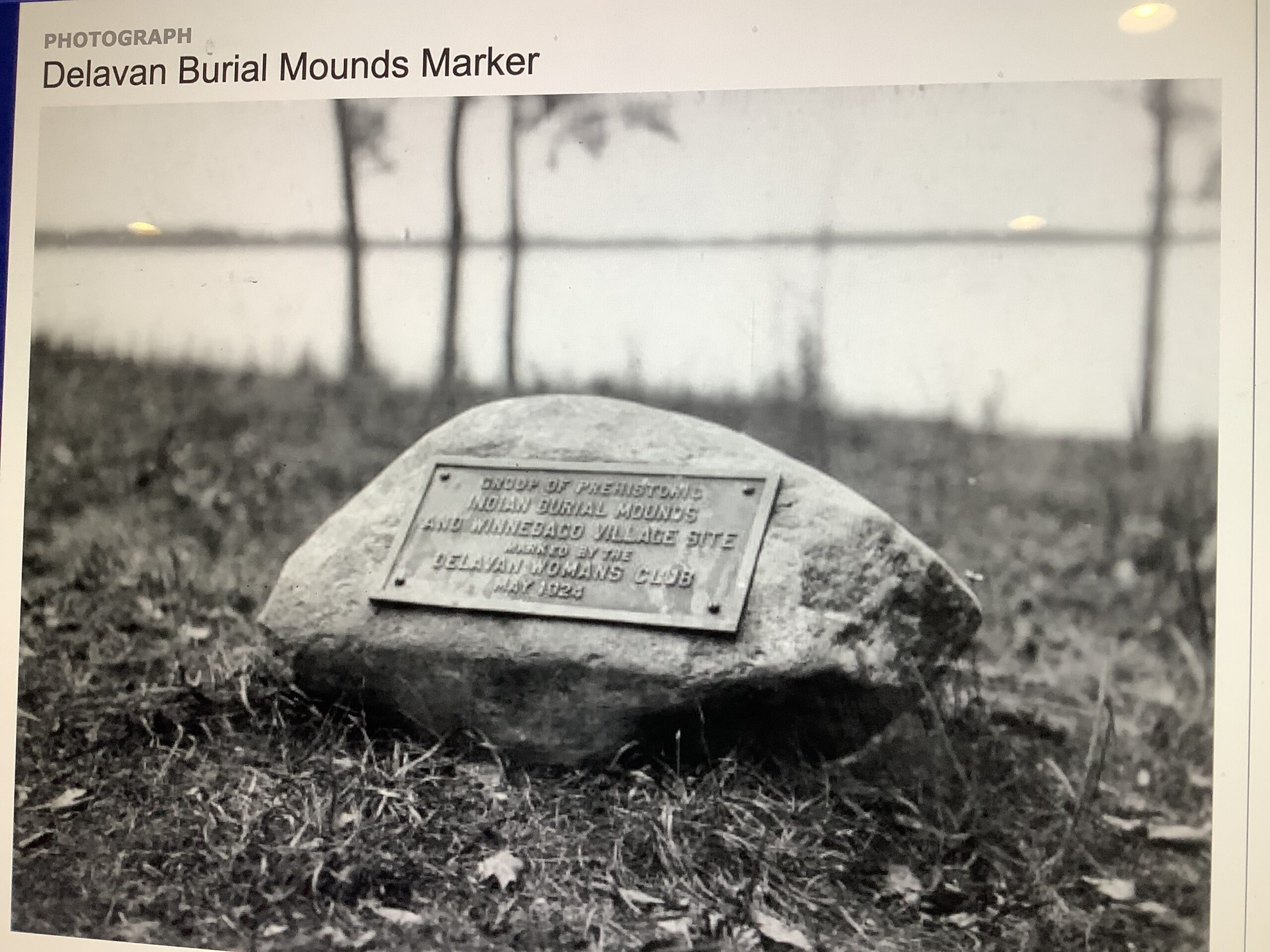 What’s happening with the Indian Mound located inside Community Park