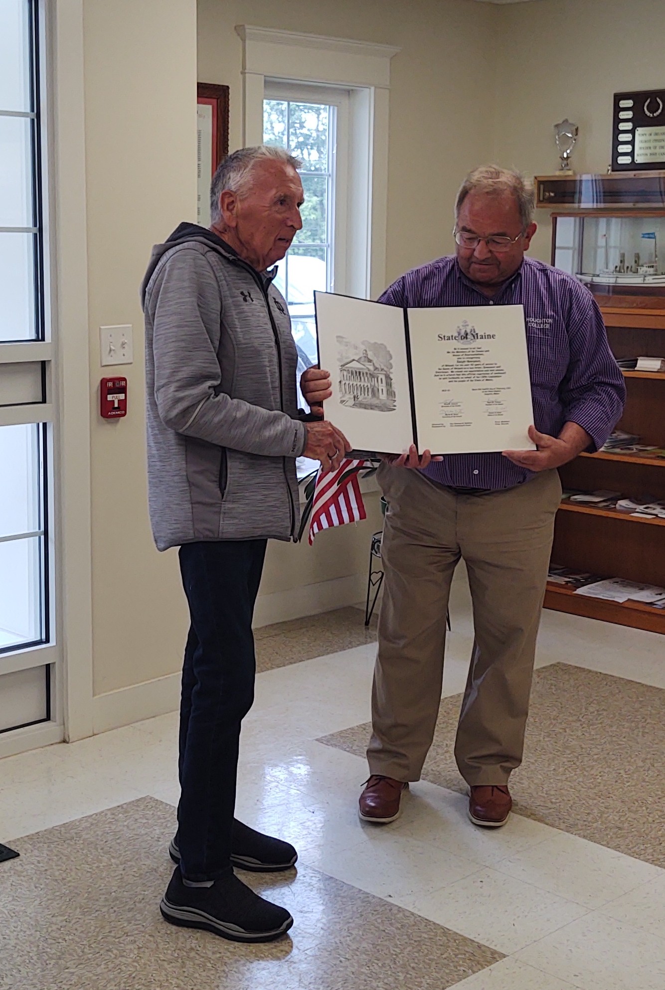 Legislative Sentiment Presented to Ralph Gonzales Town of Orland