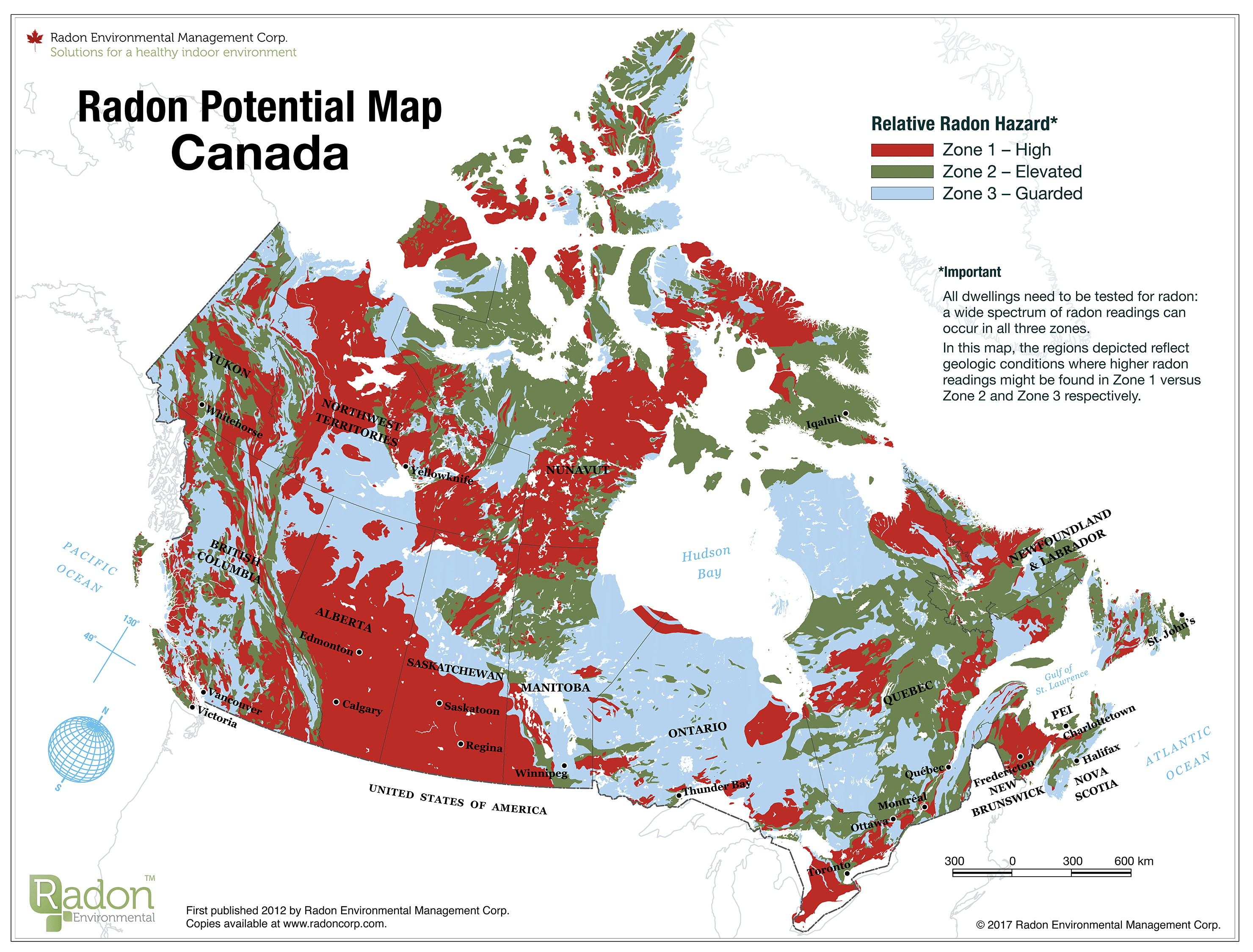 Radon Gas Mitigation in Lethbridge, Alberta Radon in Greater Calgary