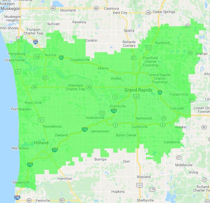 East Grand Rapids Zip Code Map United States Map
