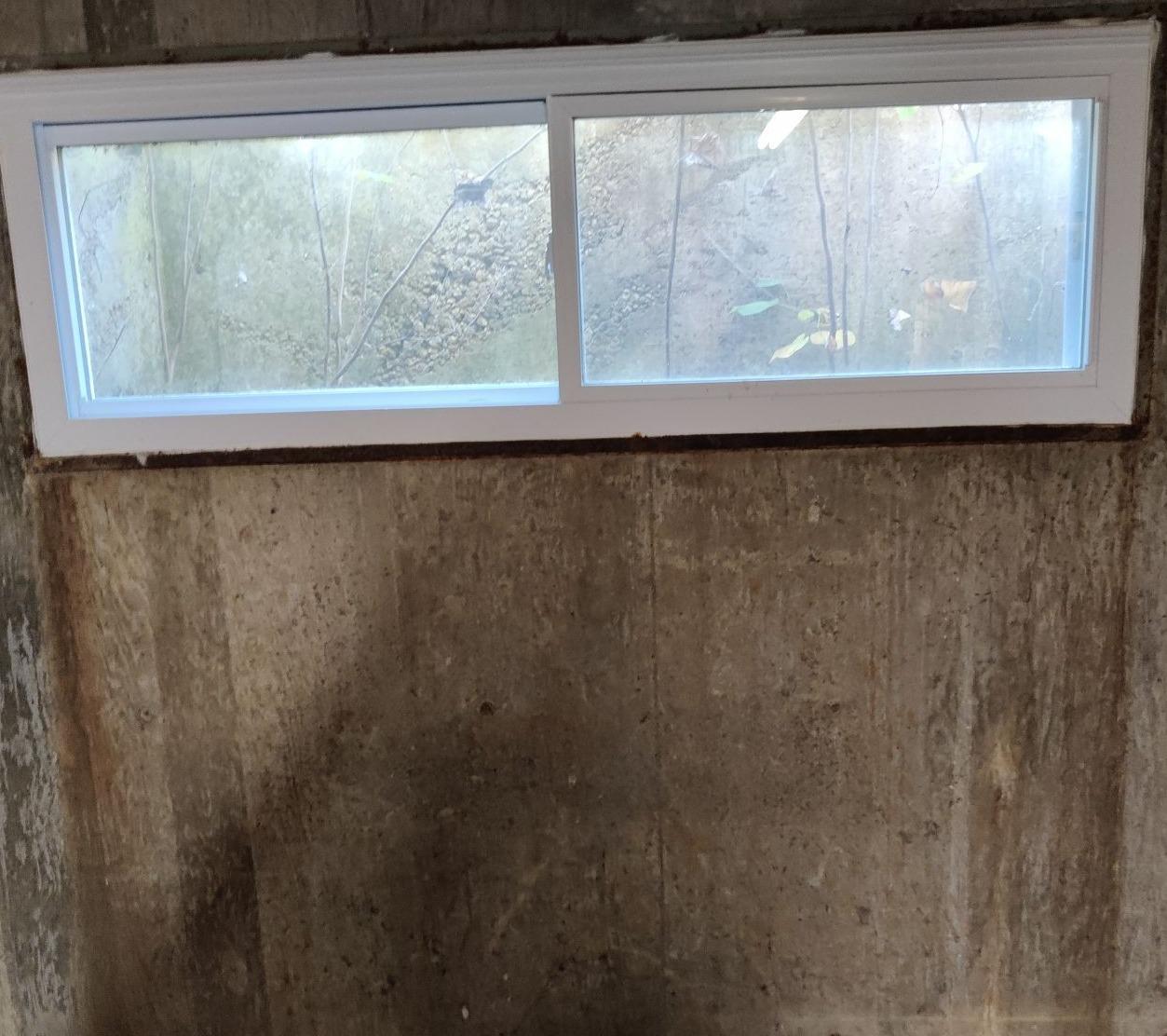 Woods Basement Systems, Inc. Before & After Photo Set - Leaking