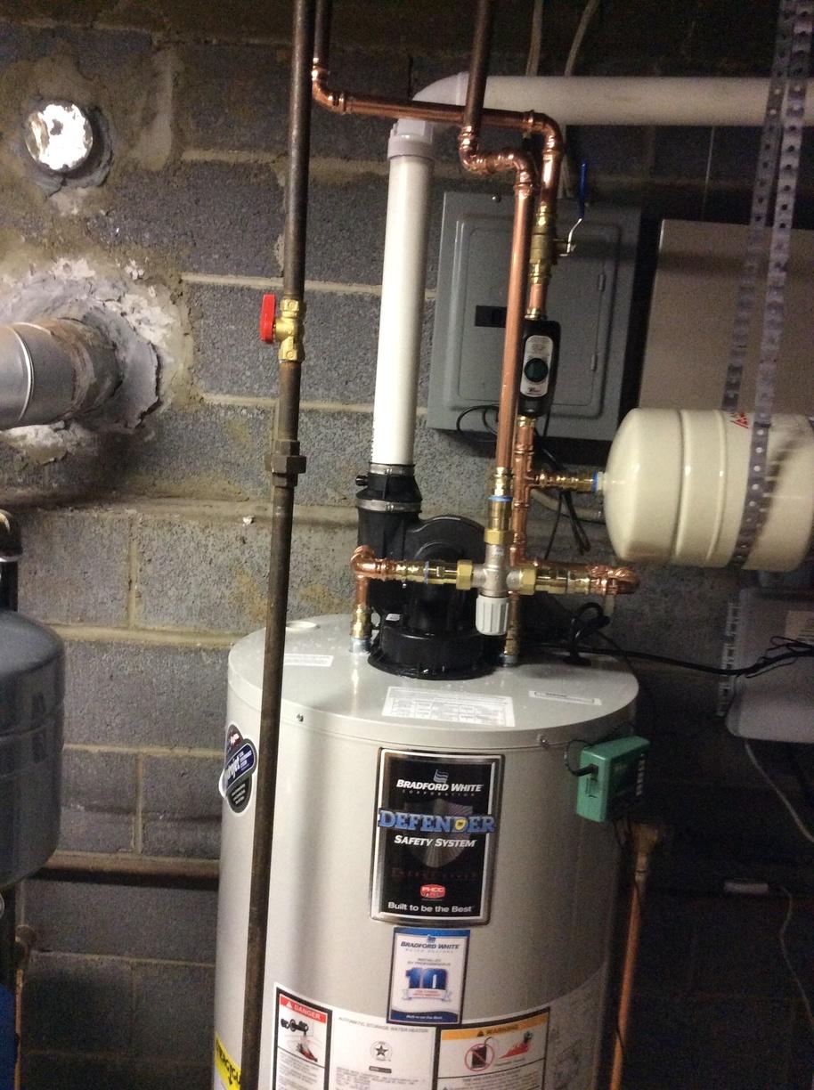 Pipe Works Services, Inc. Before & After Photo Set Hot Water Heater