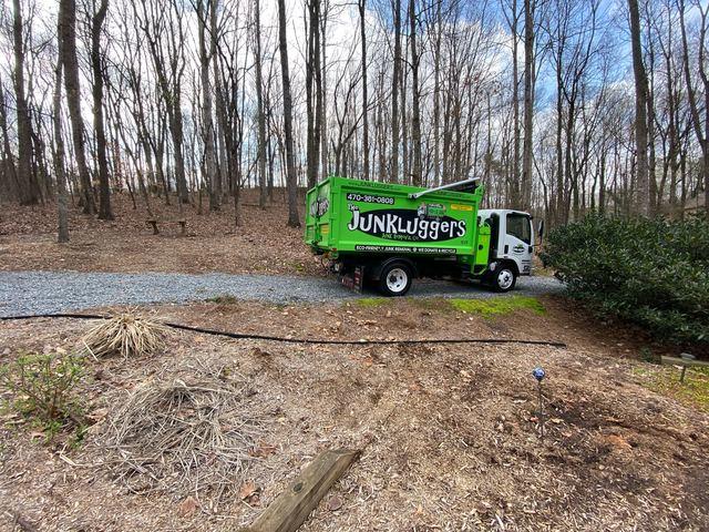 The Junkluggers of North Atlanta Before & After Photo Set Curbside