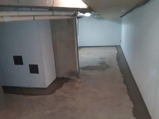 Basement Waterproofing Water that was seeping into a basement through