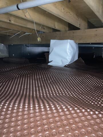 Crawl Space Encapsulation - Old Crawl Space is Finally Getting